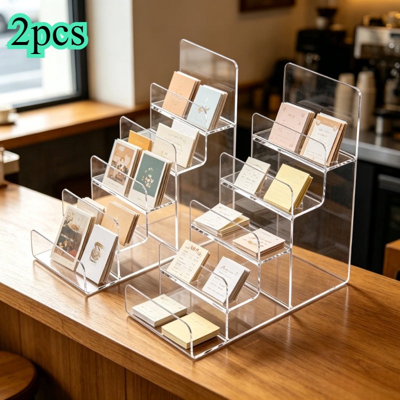 Estantería trapezoidal de cinco niveles, ideal para guardar imanes de ...