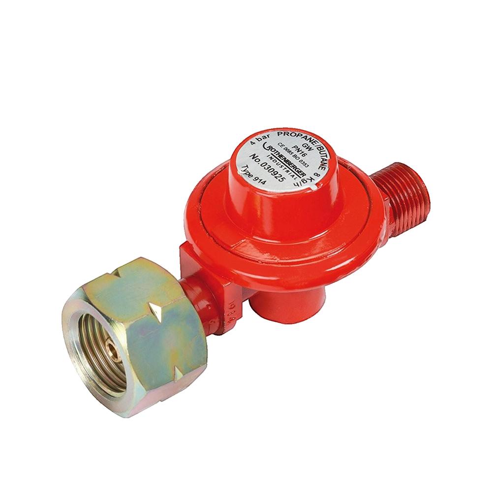 Regulator ciśnienia gazu Rothenberger 030925E 4 bary i do butli 5, 11 i 33 kg