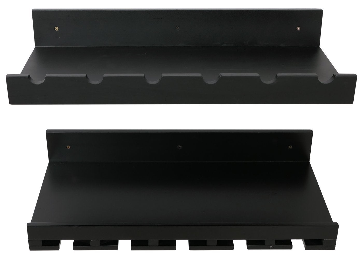 Zestaw 2 sztuk półek na wino HWC-P22, czarny - 5