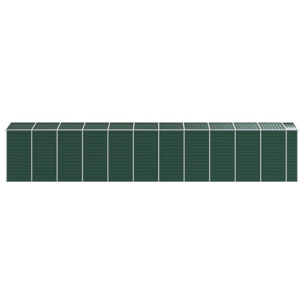Maison Exclusive - Abri de jardin vert 191x980x198 cm acier galvanisé - 6