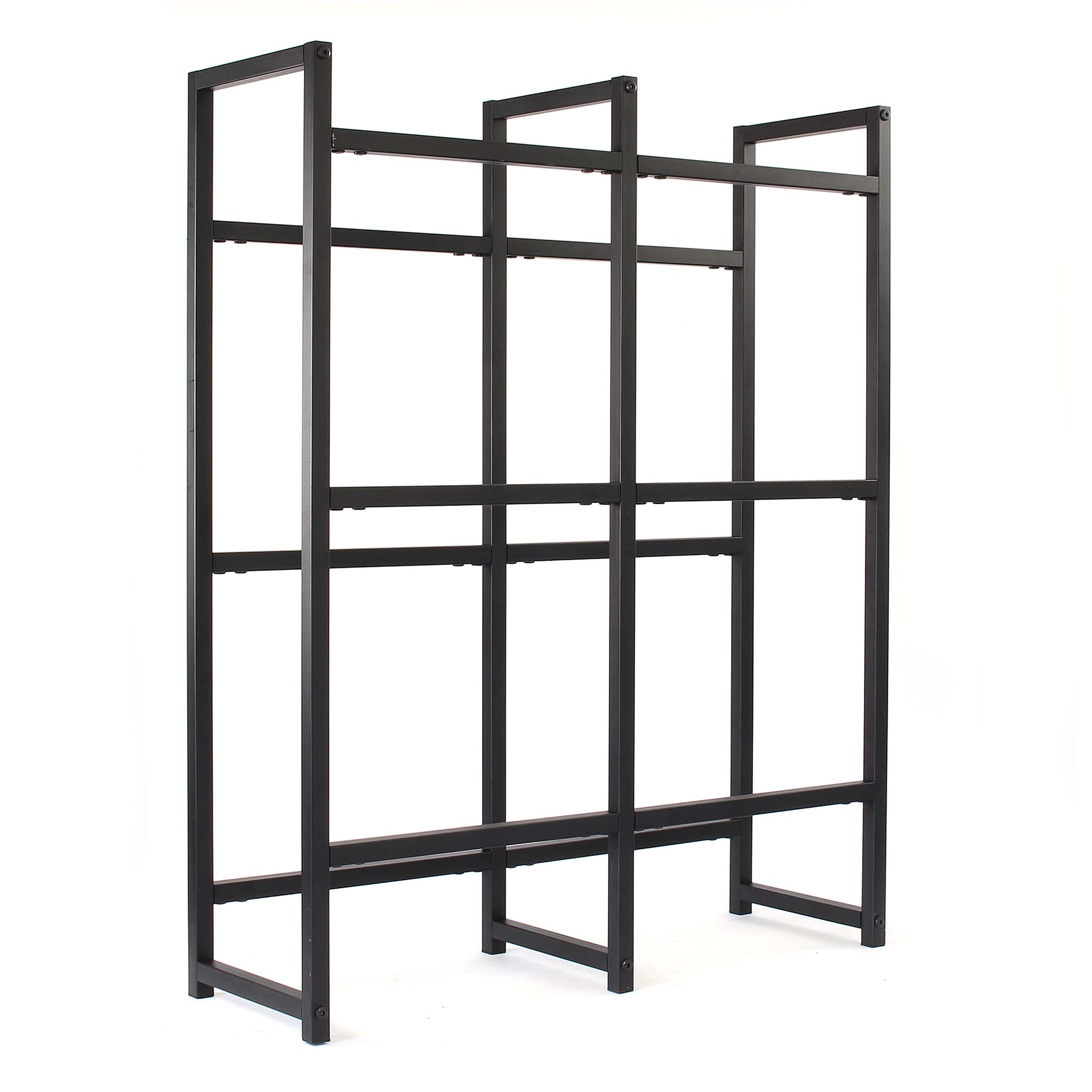Étagère 6 Caisses En Acier Toboli – 91x31x116 Cm, 20 Kg Par Niveau, Pour Cave, Cuisine, Rangement