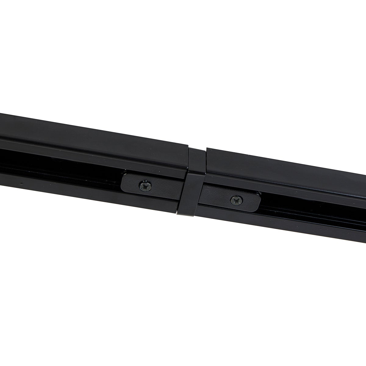 Système de rail luminaire plafond compatible pour led - moderne monophasé avec 4 spots noirs - Jeana - 6