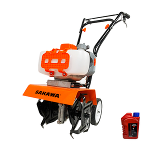 Motozappa A Benzina 52 CC 1700 W, 4 Lame In Acciaio, Larghezza 30 Cm, Profondità Regolabile 3-12 Cm, Per Orto E Giardino