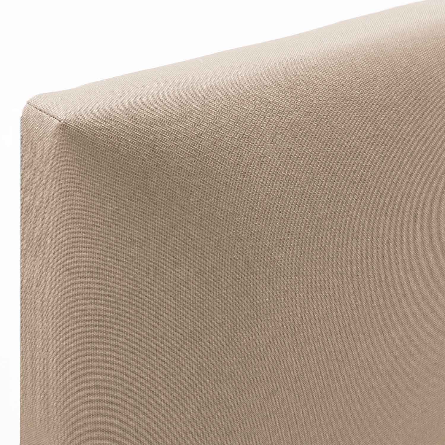 Estructura de cama tapizada Lauren de 30 cm, 150x190 cm, Beige - 7