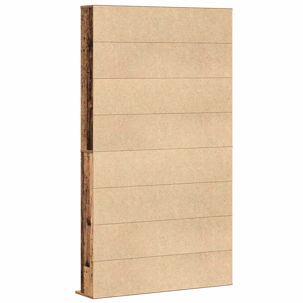 Maison Exclusive - Cabinet para CDs Madera envejecida 101 x 23 x 177,5 cm - 5