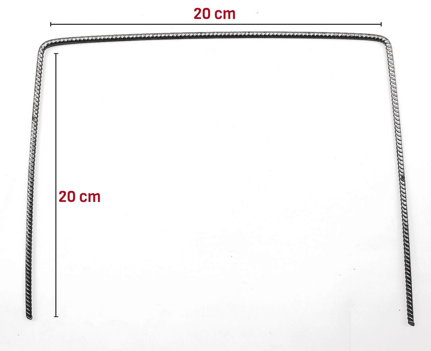 Agrafes pour toile de paillage Lot de 60 pièces Acier - 2