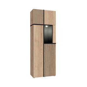Vetrinetta Bali nero rovere | in offerta su Garnero Arredamenti