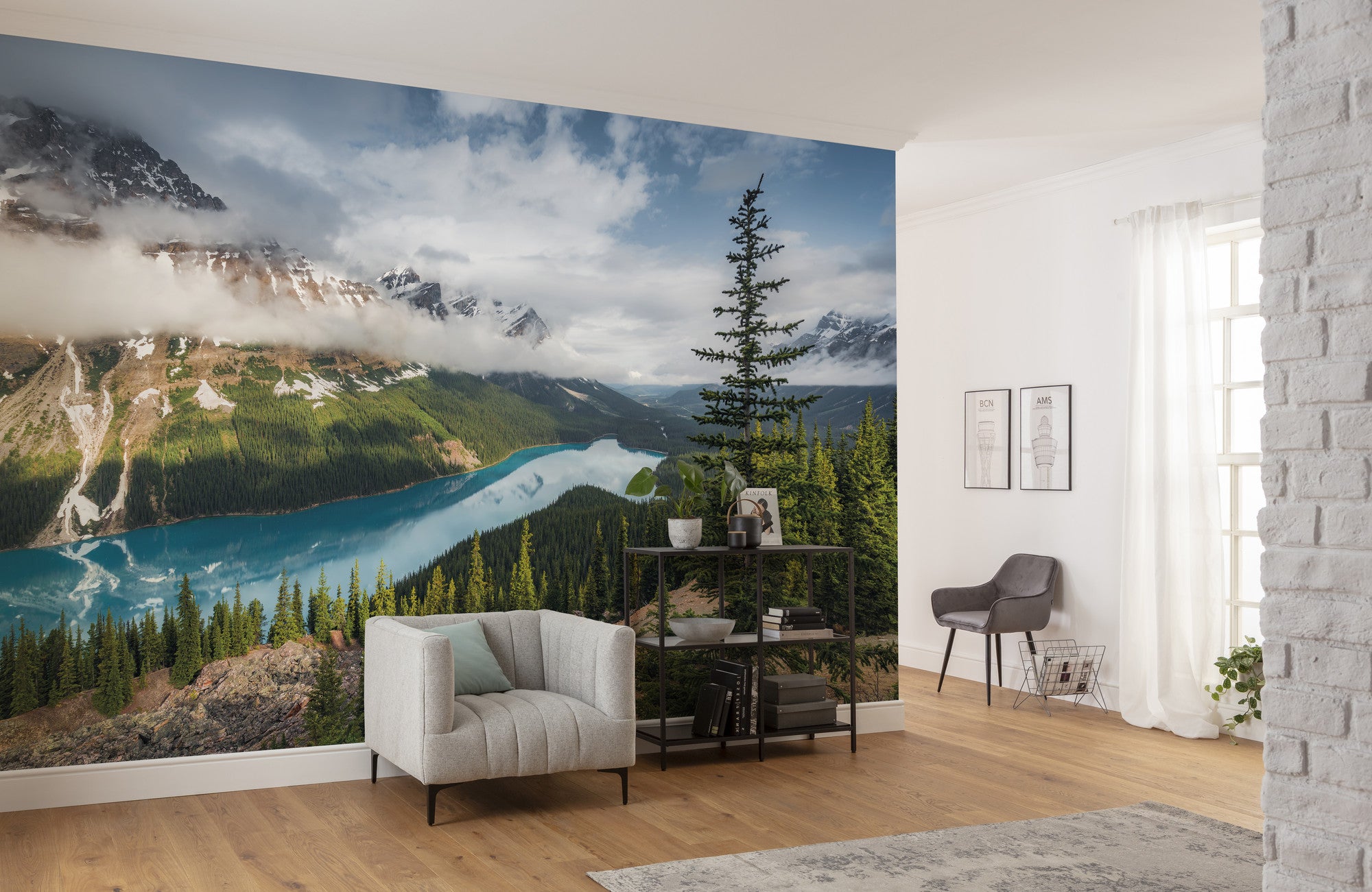 Fototapeta krajobraz zielonymIniebieskim - 450 x 280 cm - SANDERS &amp; SANDERS