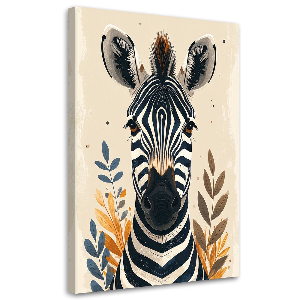 Obraz do pokoju dziecięcego nastolatka, Zebra zwierzęta safari afryka 40x60