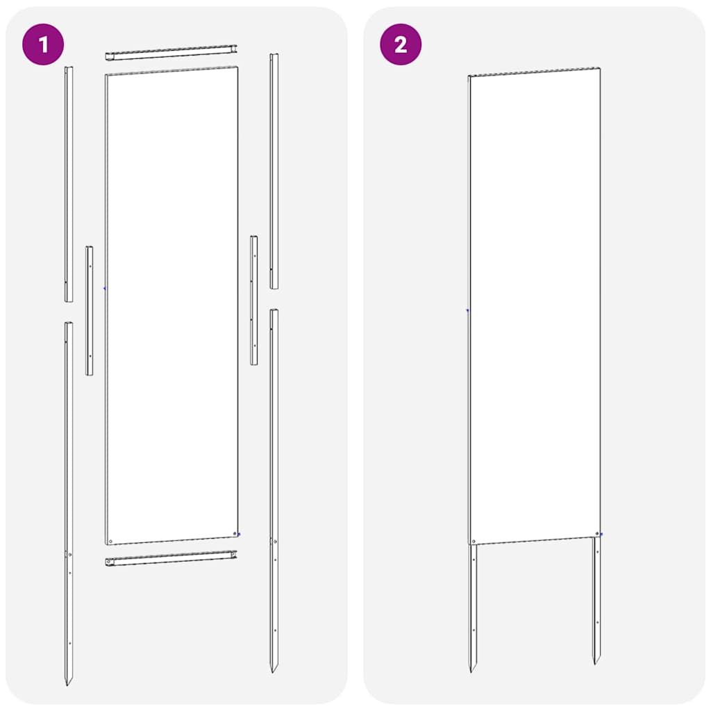 Écran de confidentialité de jardin Anthracite 32 x 140 cm vidaXL - 8