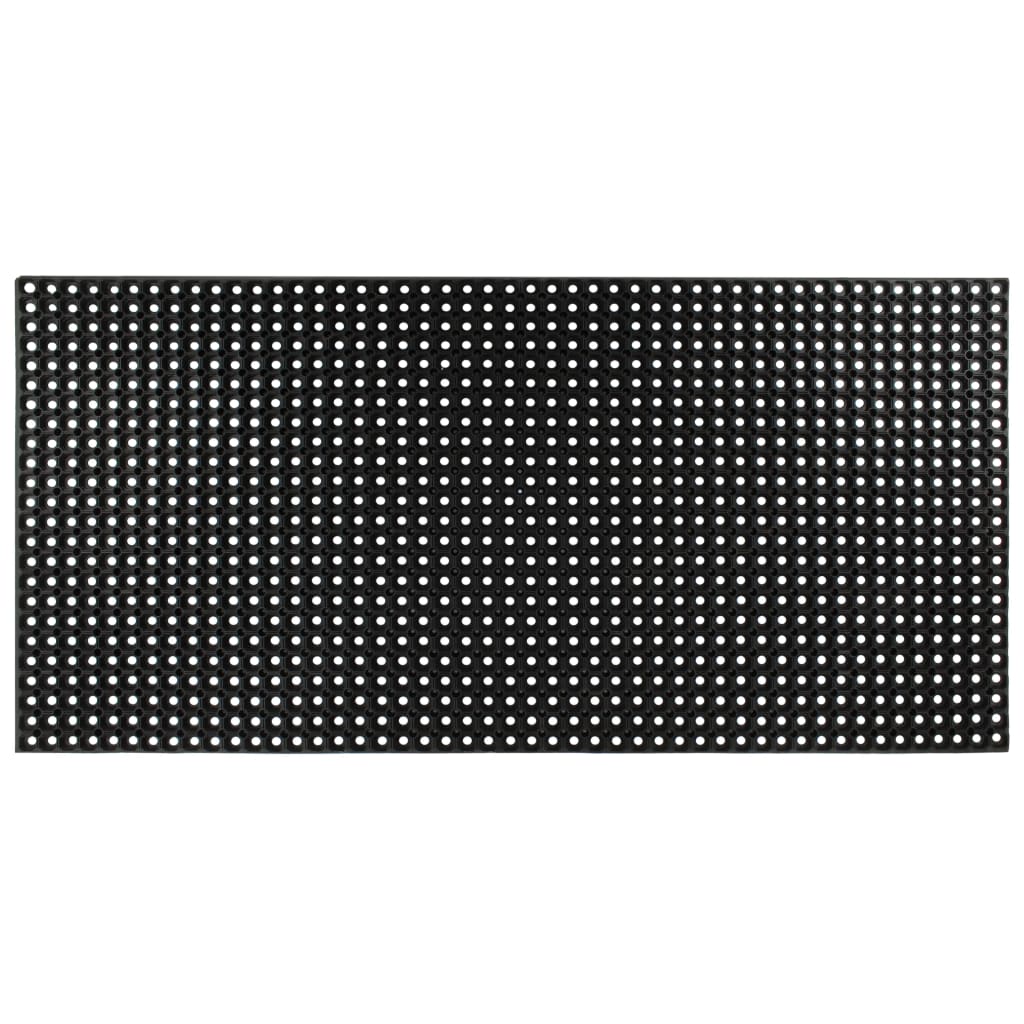 Mata gumowa, wycieraczka, 22 mm, 100 x 150 cm vidaXL
