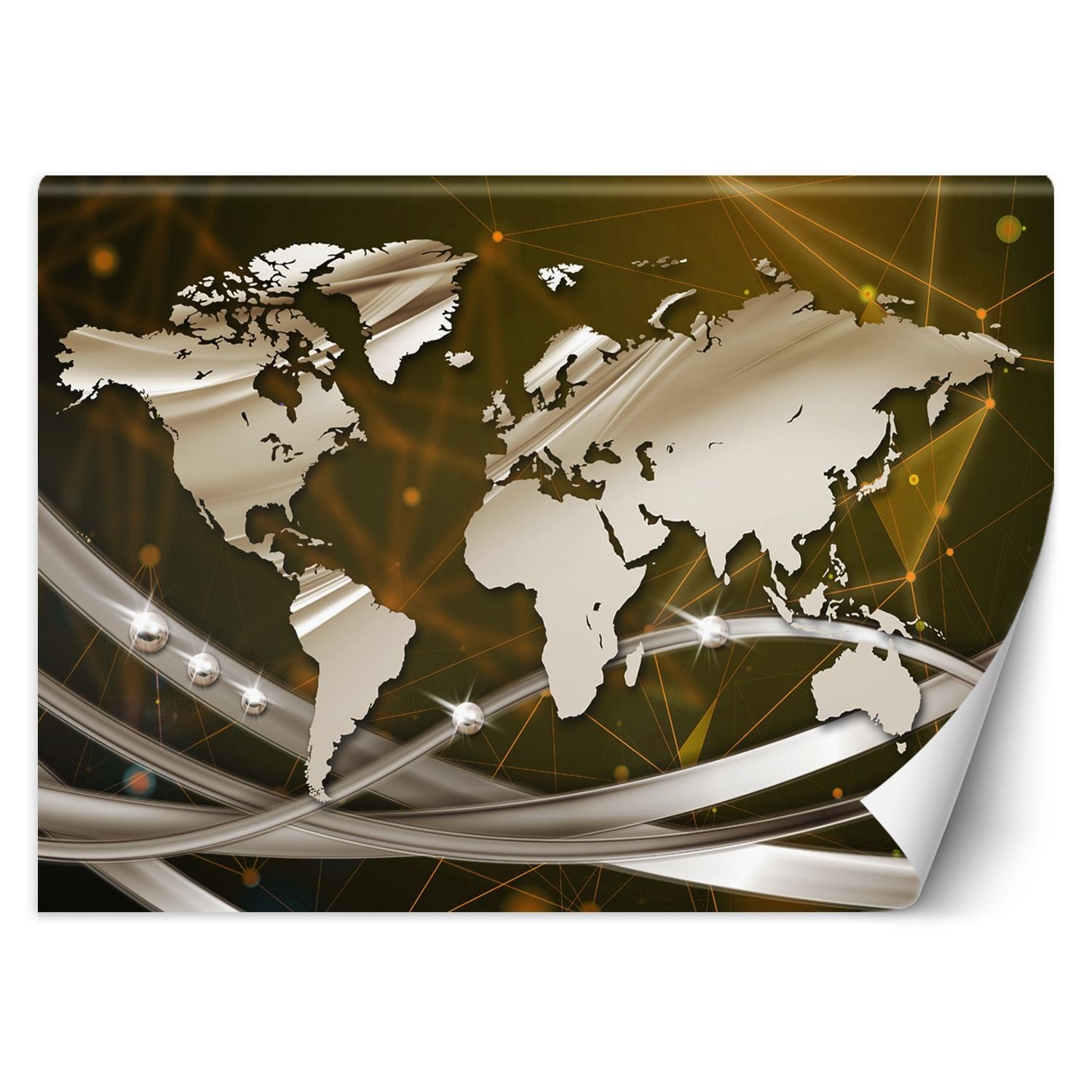 Fototapeta, Mapa świata 350x245