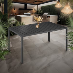 Table à manger extensible en bois recyclé FSC 160-200 cm NELSON