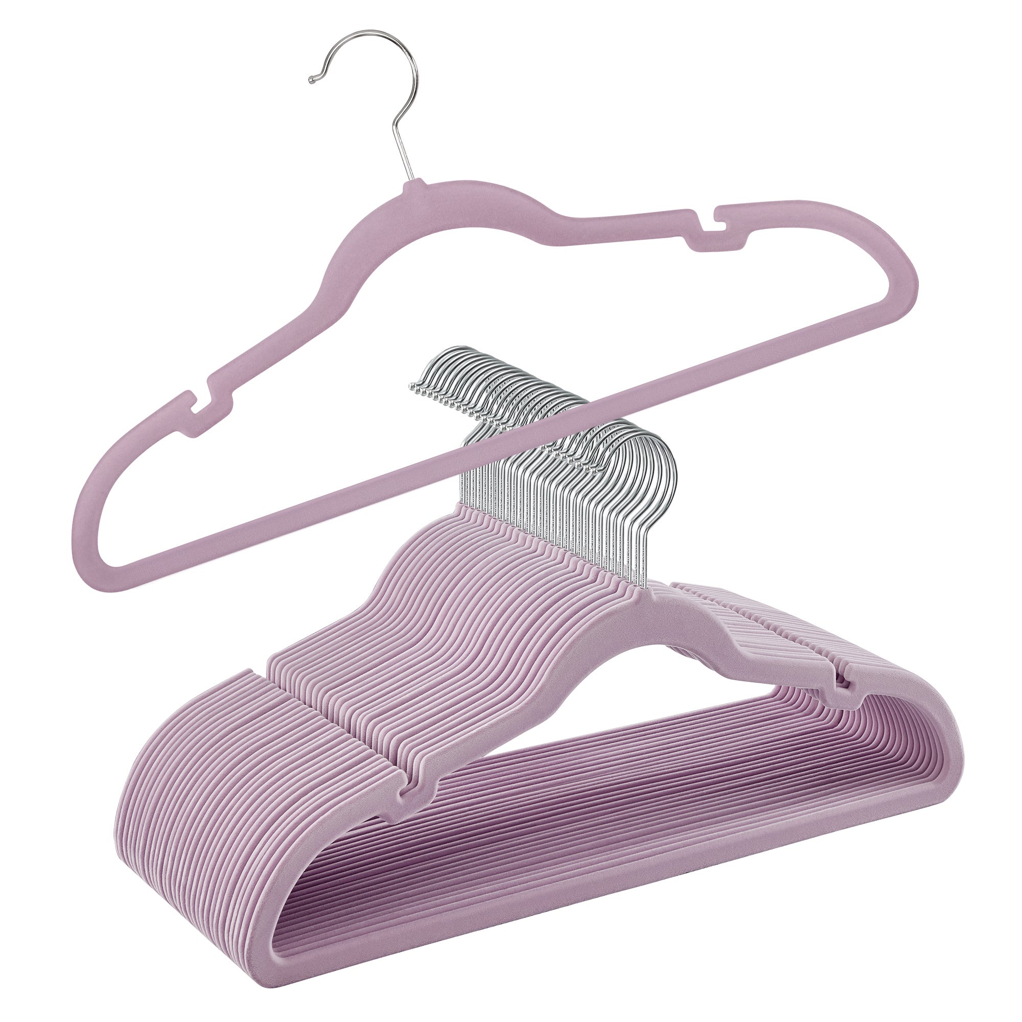 Grucce Appendiabiti In Velluto SONGMICS - 30 Pezzi Antiscivolo Con Barra Pantaloni, Ideali Per Ottimizzare Spazio Armadio - Foto 8