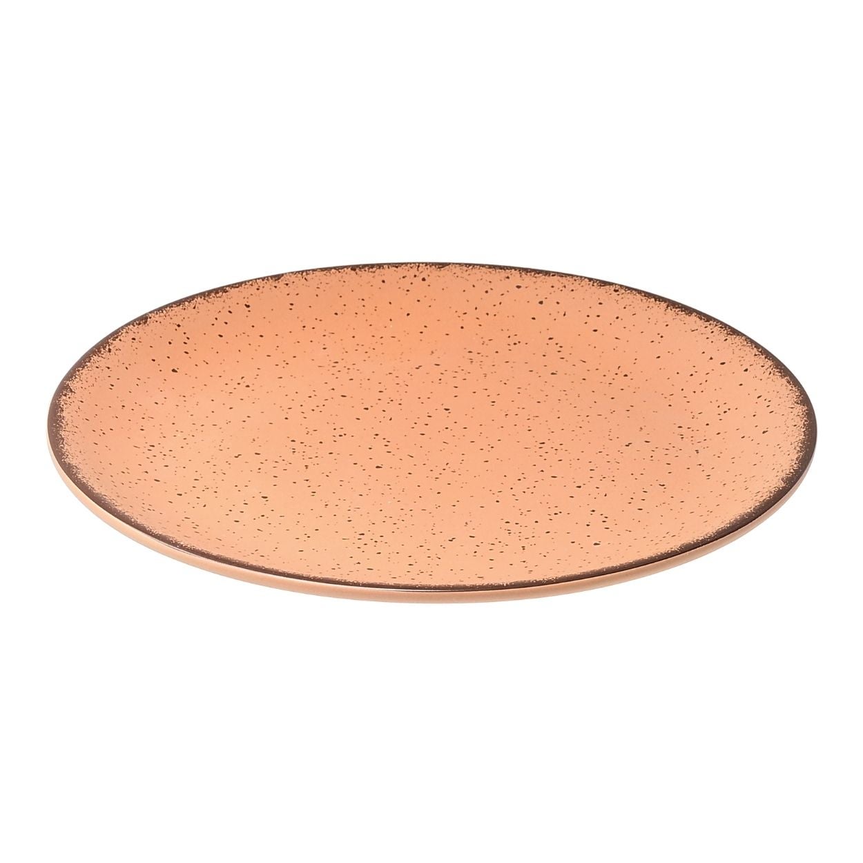 Talerz deserowy Terra Salmon Estia porcelana pomarańczowy 21 cm 1 szt.