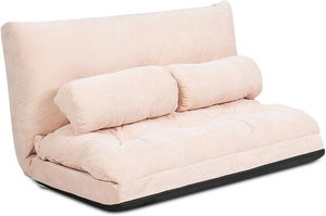 LIFEZEAL Chaise de sol pivotante à 360 °, 5 positions réglables avec dossier réglable, canapé au sol jusqu'à 150 kg, chaise de méditation, mousse 4 couleurs (noir