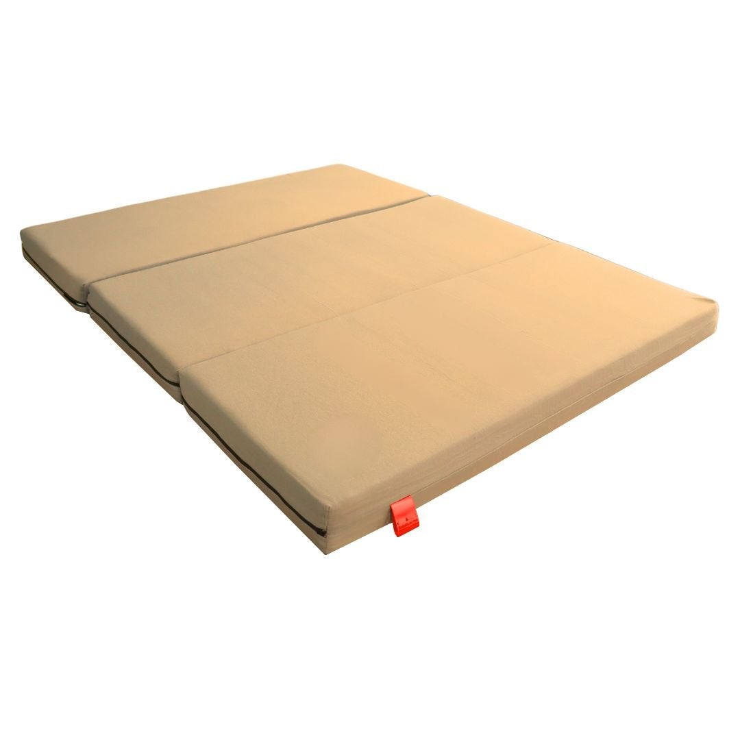 Colchón para peugeot rifter - 5cm de grosor con 30kg/m3 y 3cm de viscoelástica - beige
