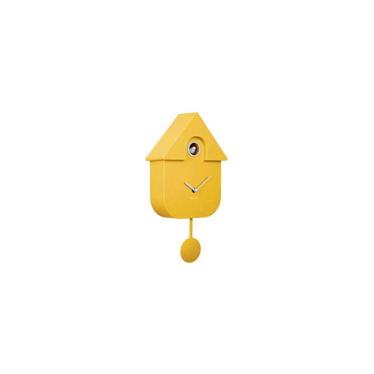 Horloge Murale Design Karlsson « Alarme Coucou » Gris Souris (KA6015GY) - NEUVE