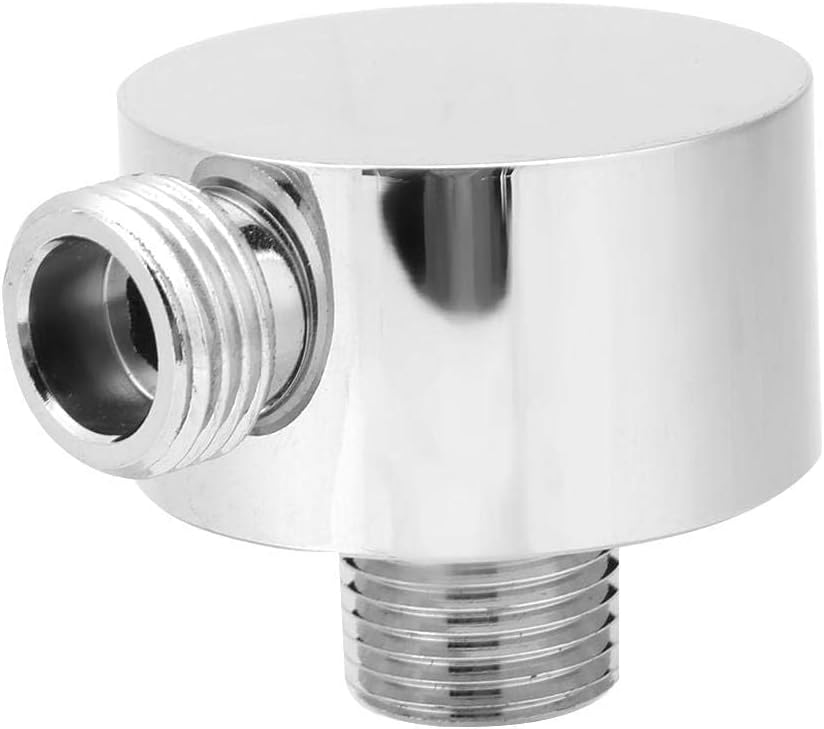 Złączka węża prysznicowego z mosiądzu G1/2 – Adapter kolankowy wyjścia słuchawki prysznicowej, wytrzymałe akcesoria