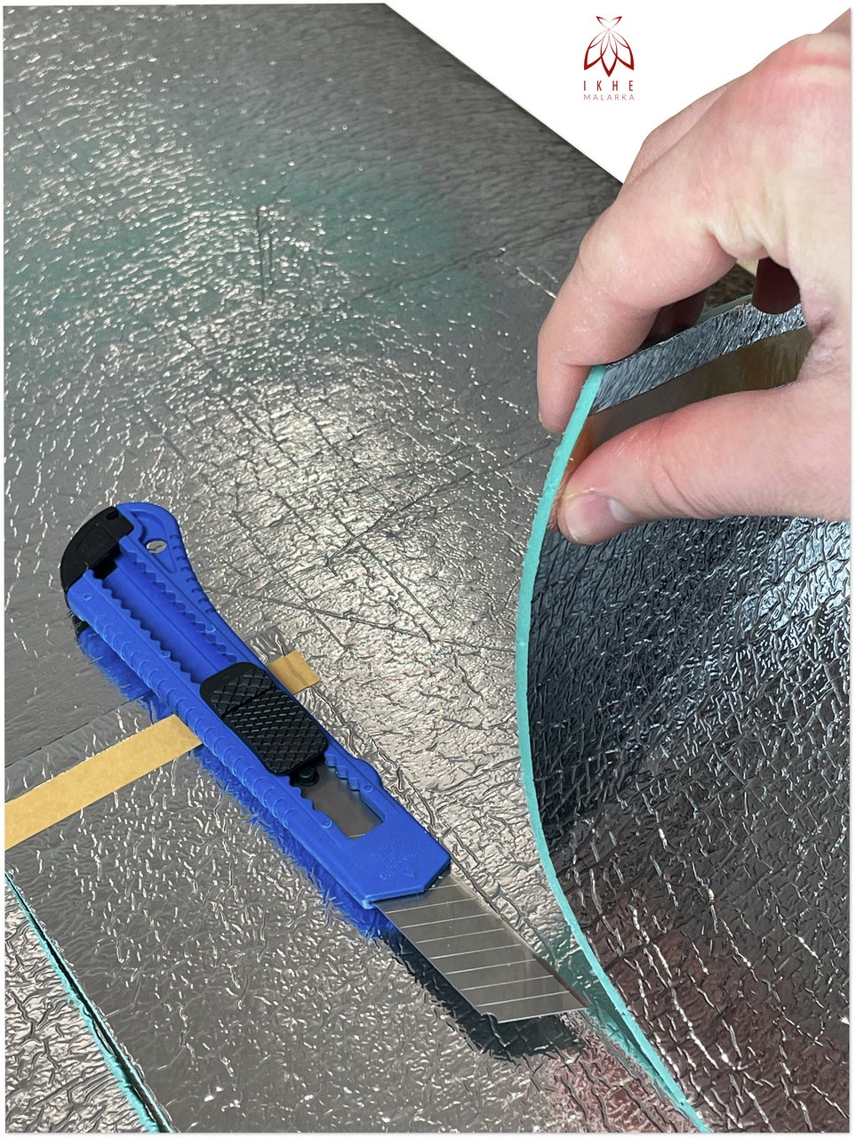 12 m², Sous-couche isolante pour plancher & de dalle XPS avec film PET – isolation phonique, thermique, aux bruits d'impact 3mm - 5