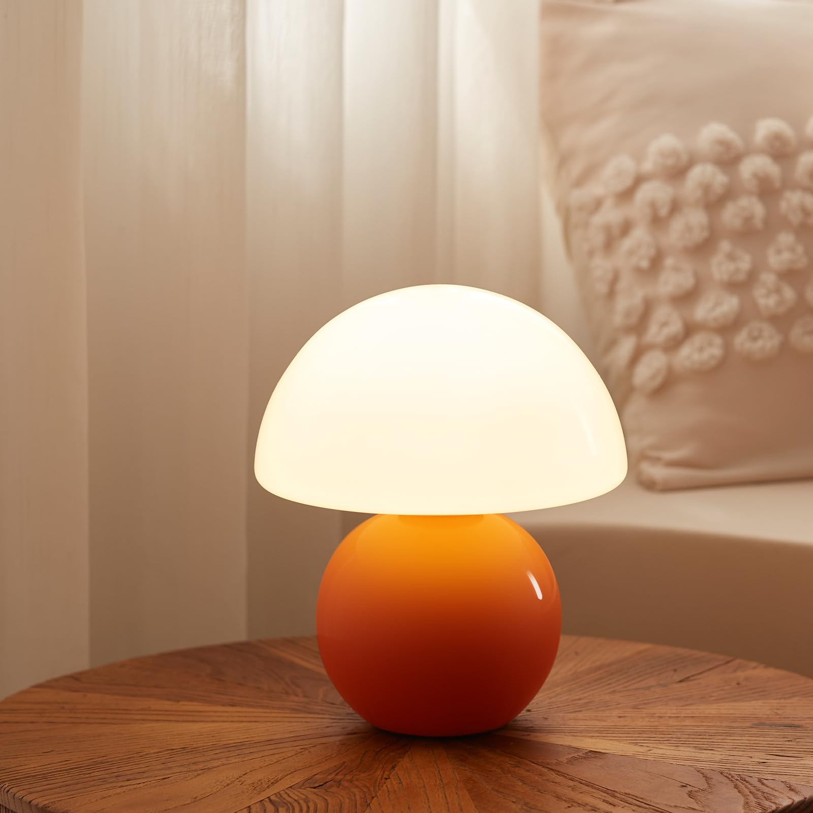 3-kolorowa ściemniana lampa stołowa USB Średni pomarańczowy Lampa biurkowa Ambient do sypialni