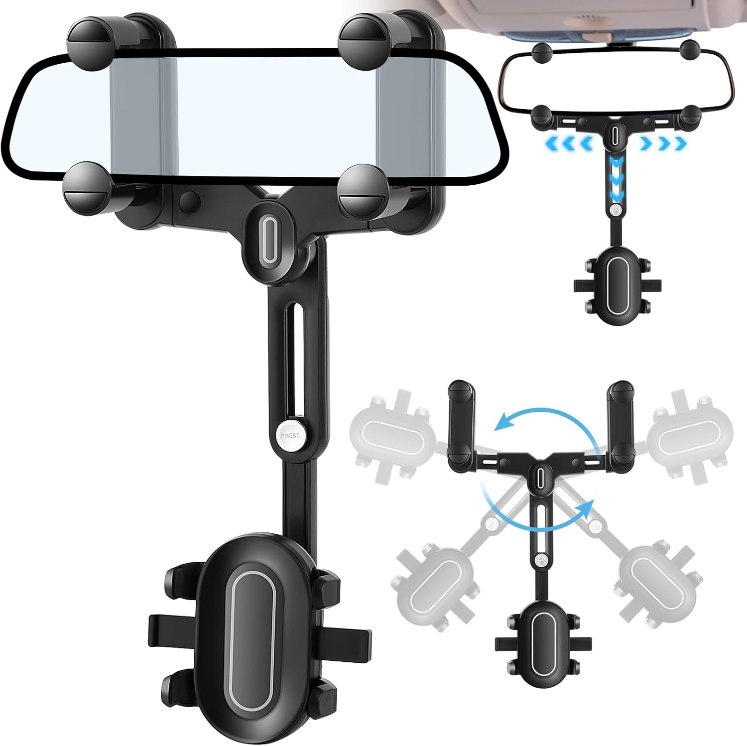 Pour Oukitel WP18 titulaire support rétroviseur voiture car mount Pour Oukitel WP18 titulaire support rétroviseur voiture car mount