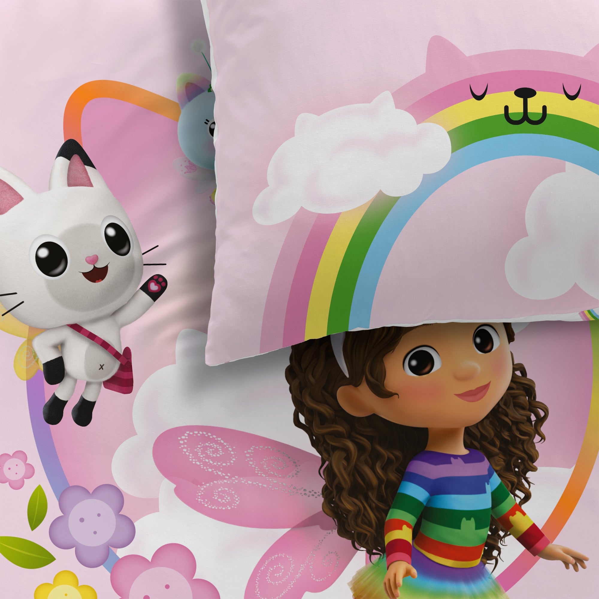 Parure de lit imprimée 100% coton, GABBY ET LA MAISON MAGIQUE GARDEN - 2