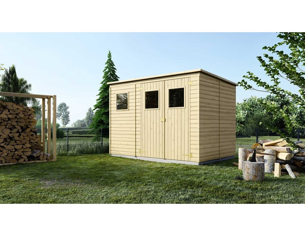 Domek ogrodowy ALTANKA 4,86 m2 - 2,70x1,80 m, drewniany, DOM421, 1szt.