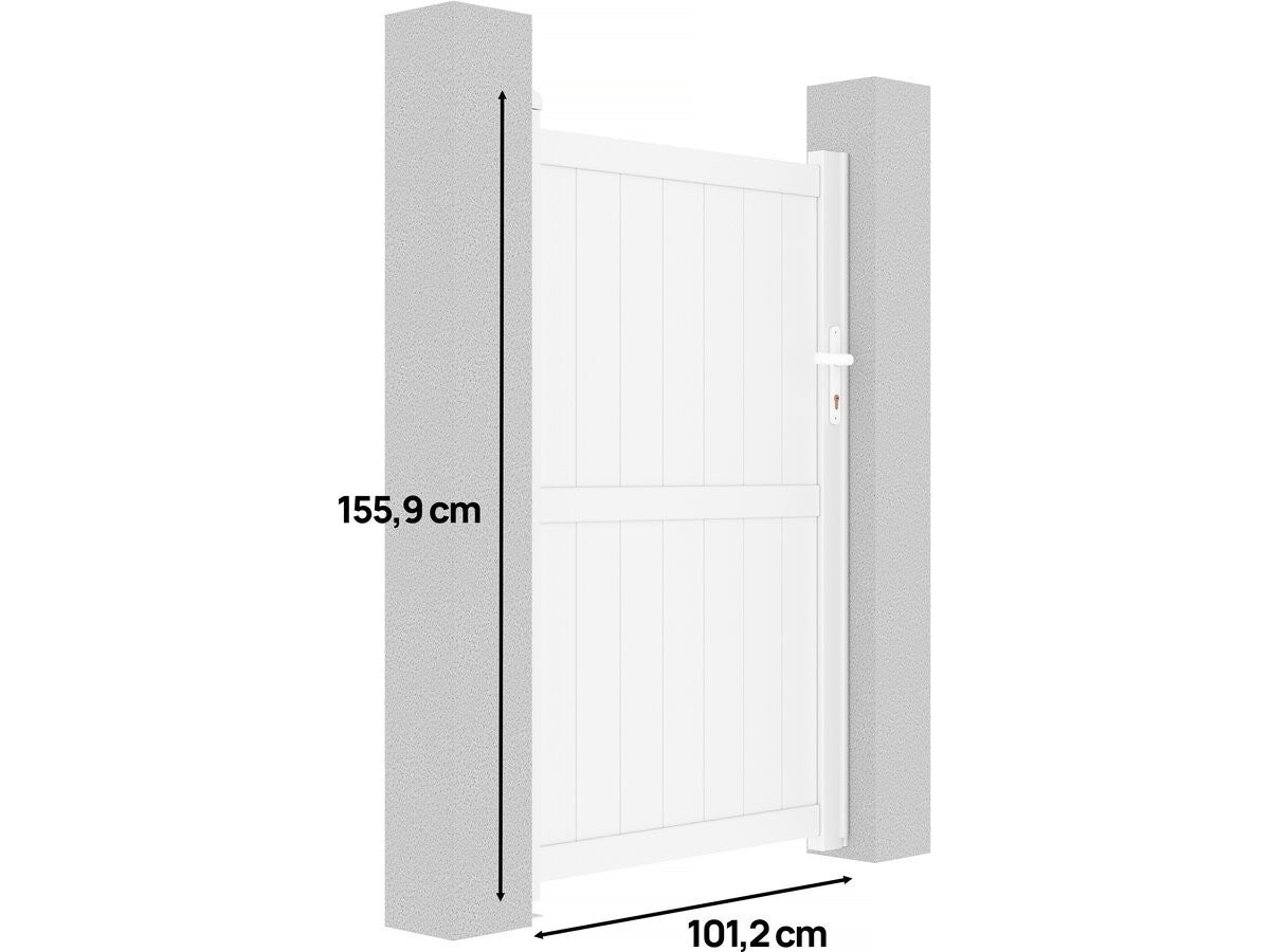 Portillon aluminium 