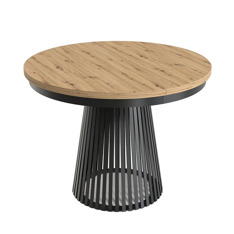 MINIO go for it, Stół rozkładany GORI w kolorze dąb artisan/czarny