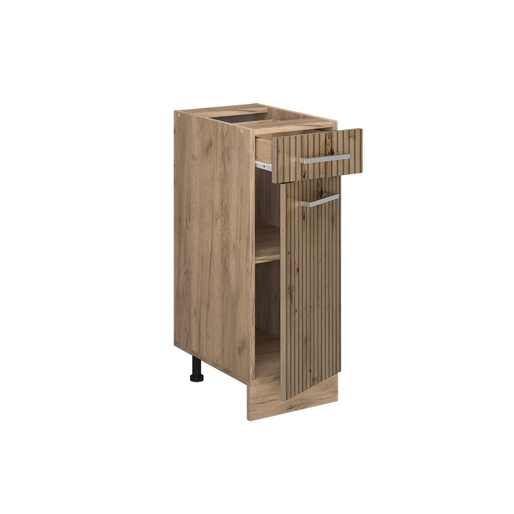 Vicco Meuble cuisine R-Line, Chêne Artisan, 30cm sans PT - 4
