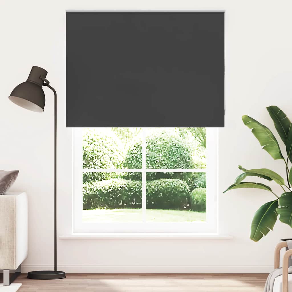 Roleta zaciemniająca czarny 155x210cm Szerokość tkaniny 151,6cm vidaXL
