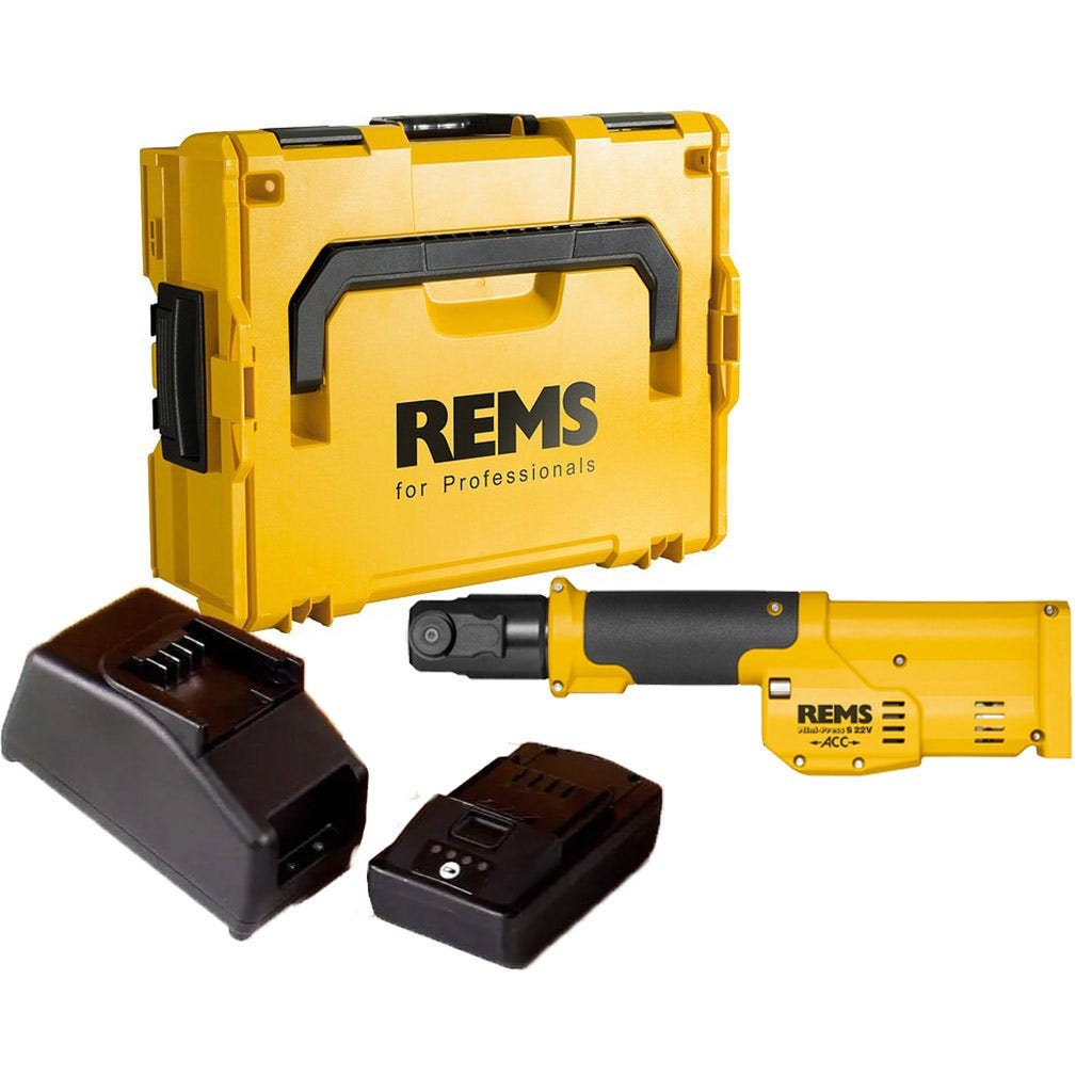 Rems - Sertisseuse Mini-Press S 22V ACC coffret L-Boxx - 578016 R220 ...