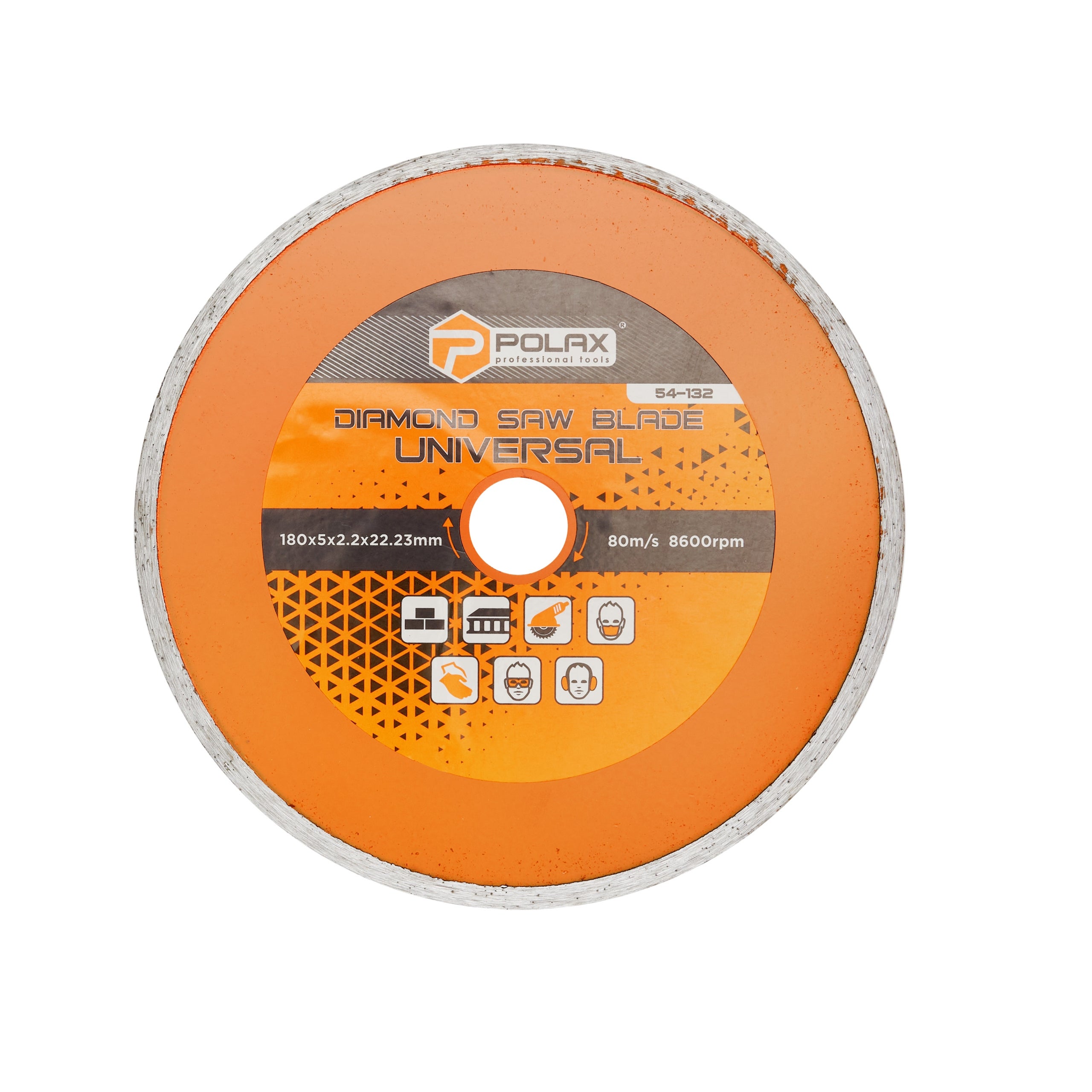 Tarcza diamentowa do cięcia płytek Universal 180х5х2.2x22.23 Polax