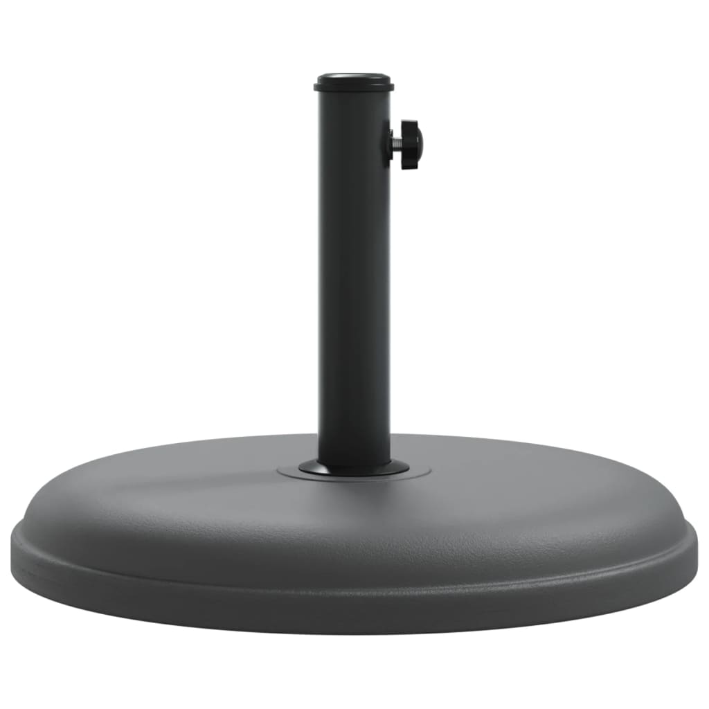 Support De Parasol Pied Noir Pour Tiges 38-48mm - Résistant Aux Intempéries, Pour Jardin, Balcon, Terrasse - 5
