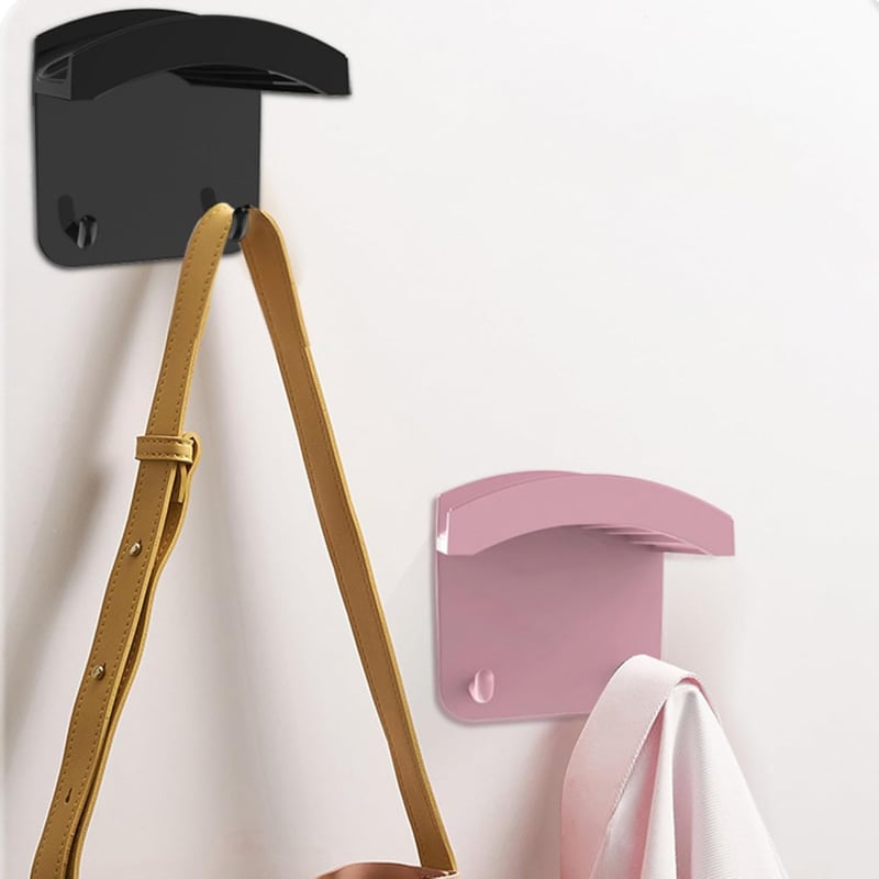 Oszczędzający miejsce uchwyt ścienny na słuchawki z klejącą podkładką, uchwyt na słuchawki, uchwyt ścienny na słuchawki, biały