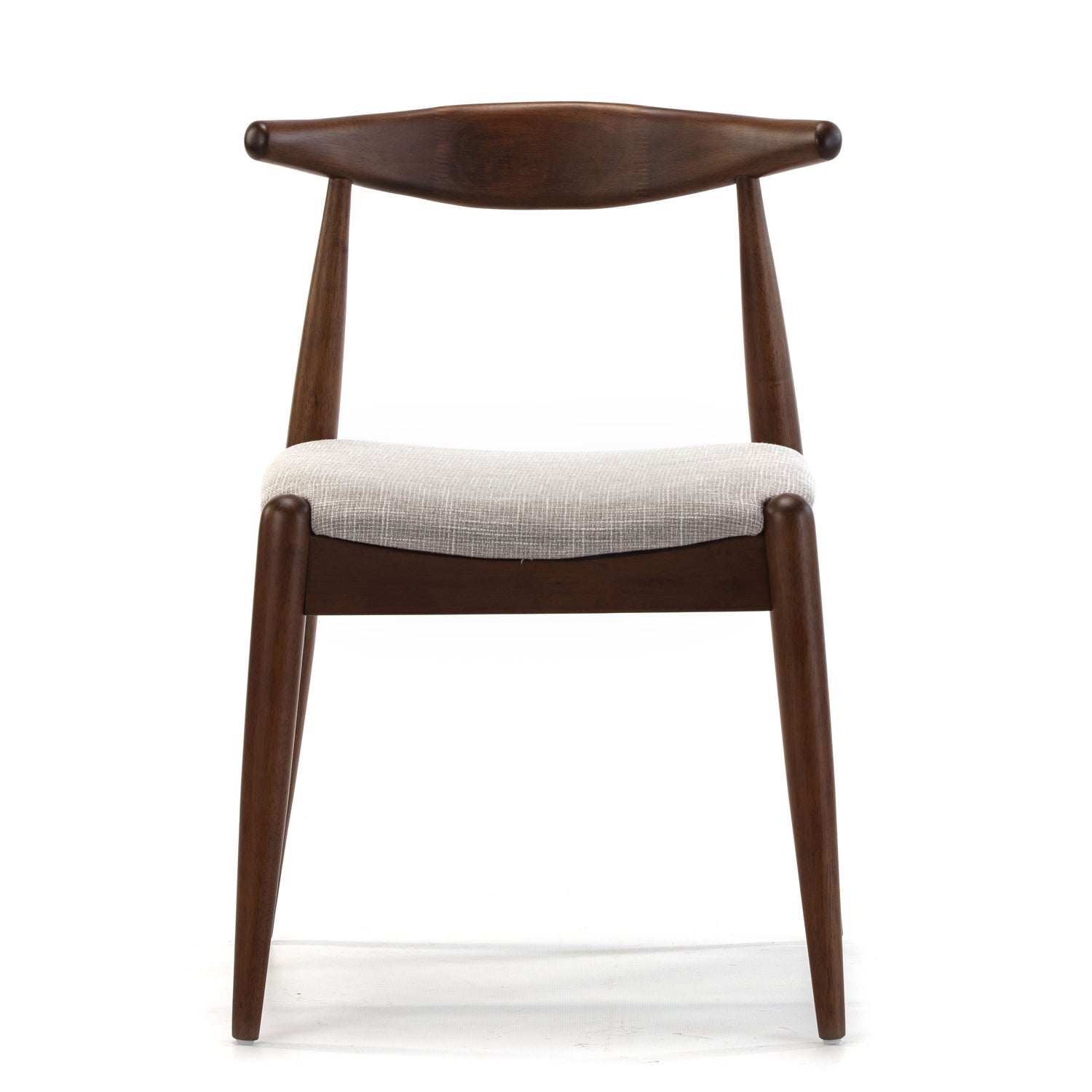 Pack 2 chaises Corzo, Couleur Noyer, Bois Massif, 52,5 cm x 50 cm x 74.5 cm - 2