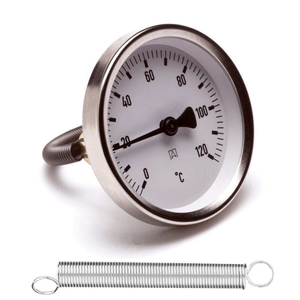 MG Electrics | THERMOMÈTRE BIMÉTALLIQUE AVEC BOÎTIER EN ACIER INOXYDABLE AVEC DOS LONGUEUR DE LA TIGE 10 CM - DIAM. 63MM - 0-120°C - Cewal MG Electrics | THERMOMÈTRE BIMÉTALLIQUE AVEC BOÎTIER EN ACIER INOXYDABLE AVEC DOS LONGUEUR DE LA TIGE 10 CM - DIAM. 63MM - 0-120°C - Cewal