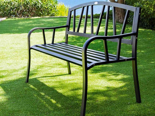 Hespéride Banc De Jardin Greensboro Argile 2 Places - Mobilier Extérieur Robuste