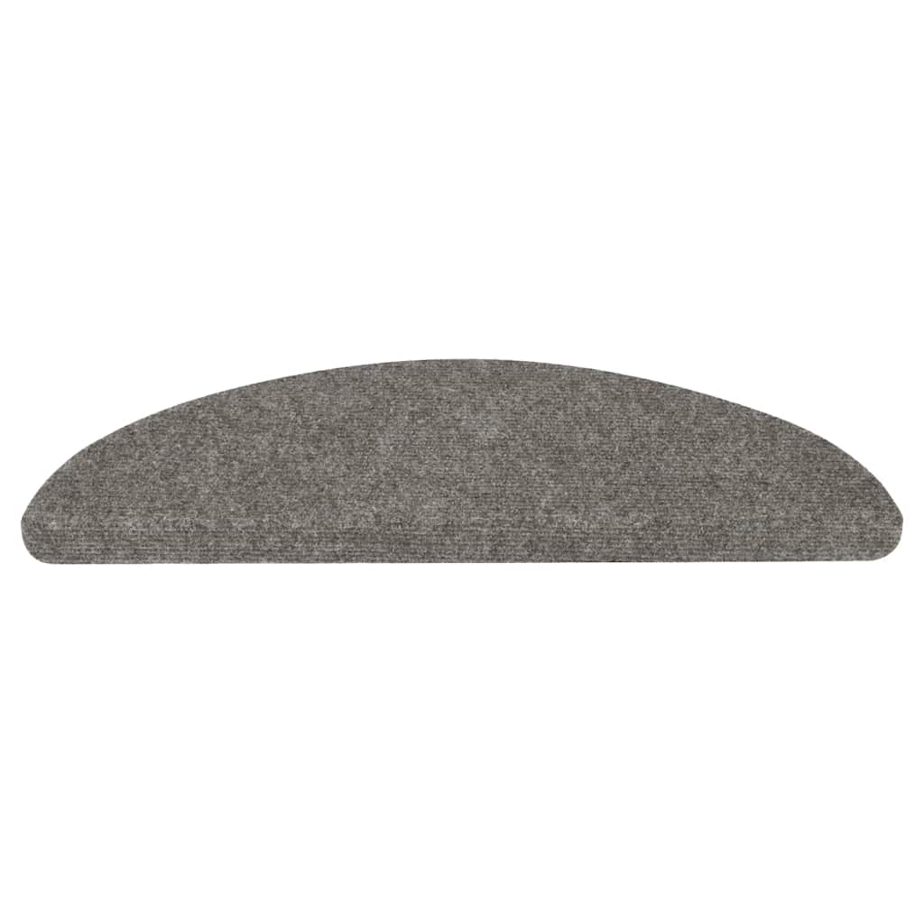 Tapis d'escalier auto-adhésifs 20 pcs gris 56x17x3 cm - 3