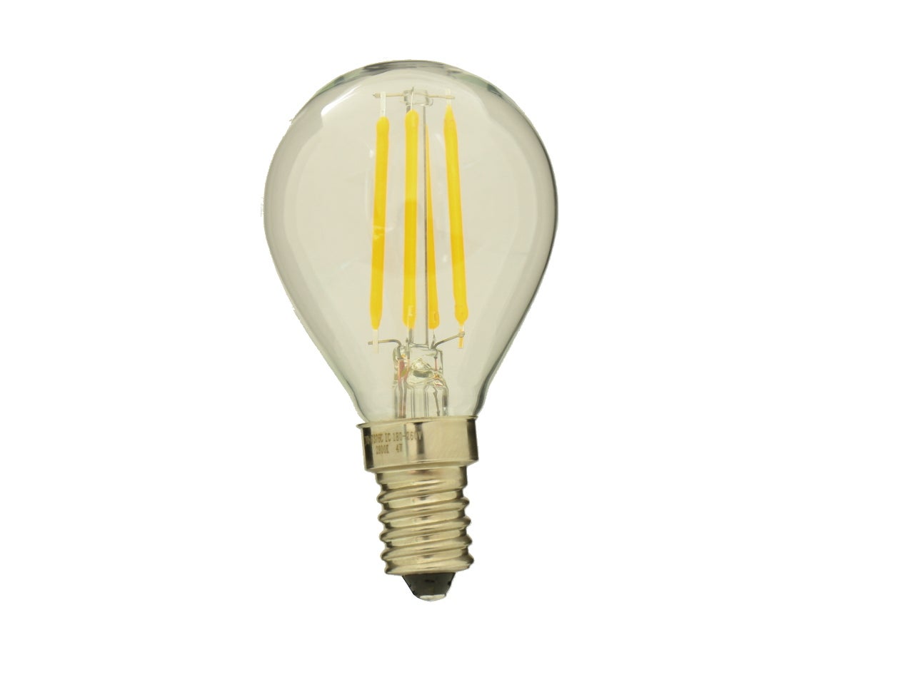 Żarówka LED G45 filament 4W gwint E14 biała 2700ºK
