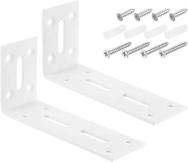 Lot De 5 équerres De Fixation Acier Pliables Ajustables - Pour Charpente - Neuf