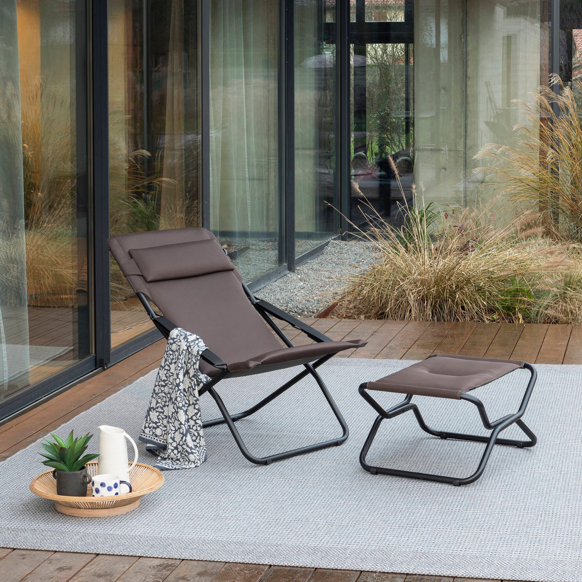 Bain de soleil LAFUMA Transabed AirComfort - Taupe - 3