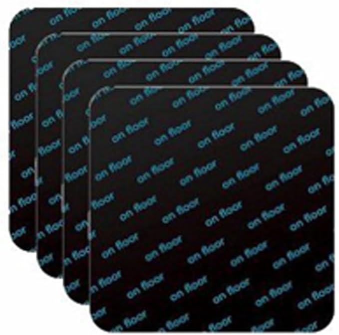 Set De 4 Tapis Gitans Lavables - Antidérapants, Couleur Unie Argent, Neufs Avec étiquettes