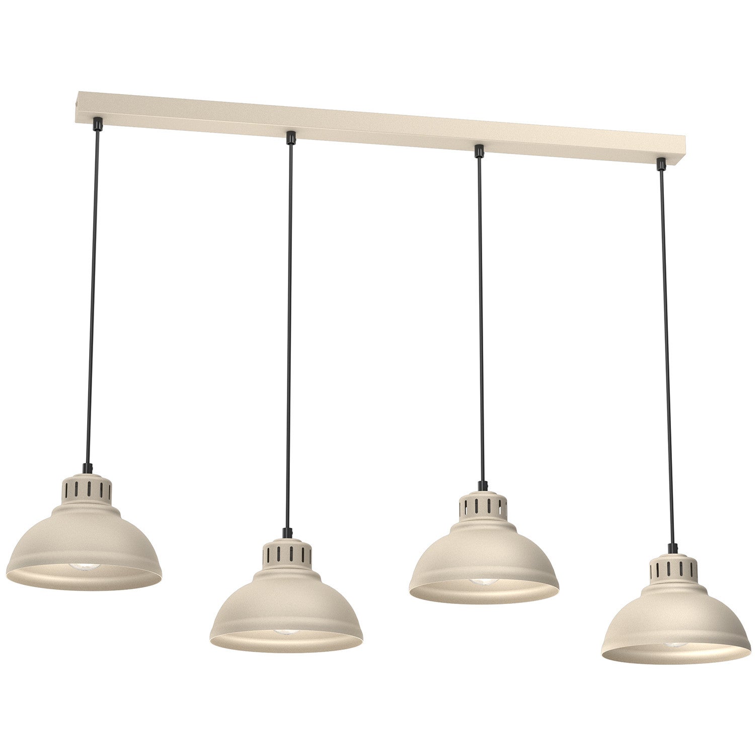 Lampa wisząca Sven kremowo-czarna 4xE27x15W wym: 110 x 105 x 21 cm metal Luminex