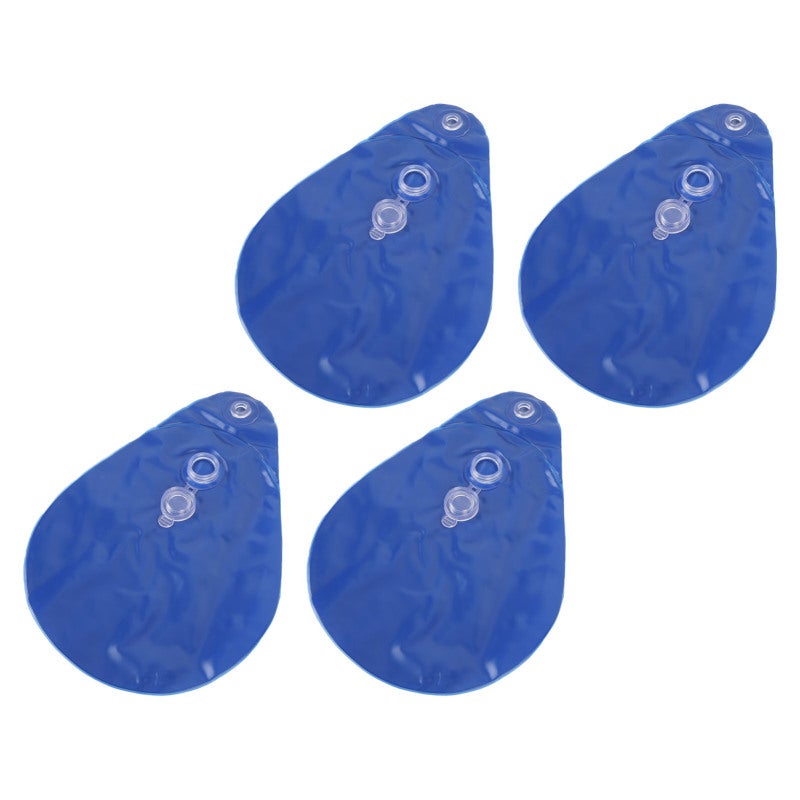 Lot de 10 poids de bâche de piscine en PVC bleu, pour l'hivernage des piscines hors sol. - 6