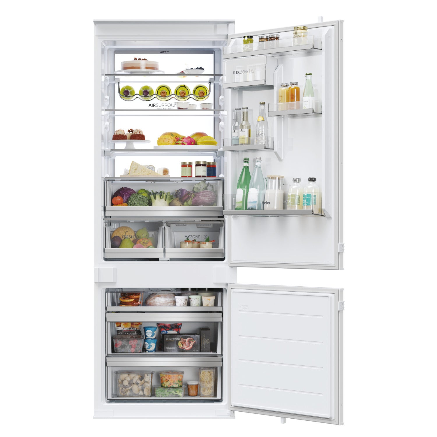 Haier HBW7719C Frigorífico Combi Blanco 400L - Imagen 3