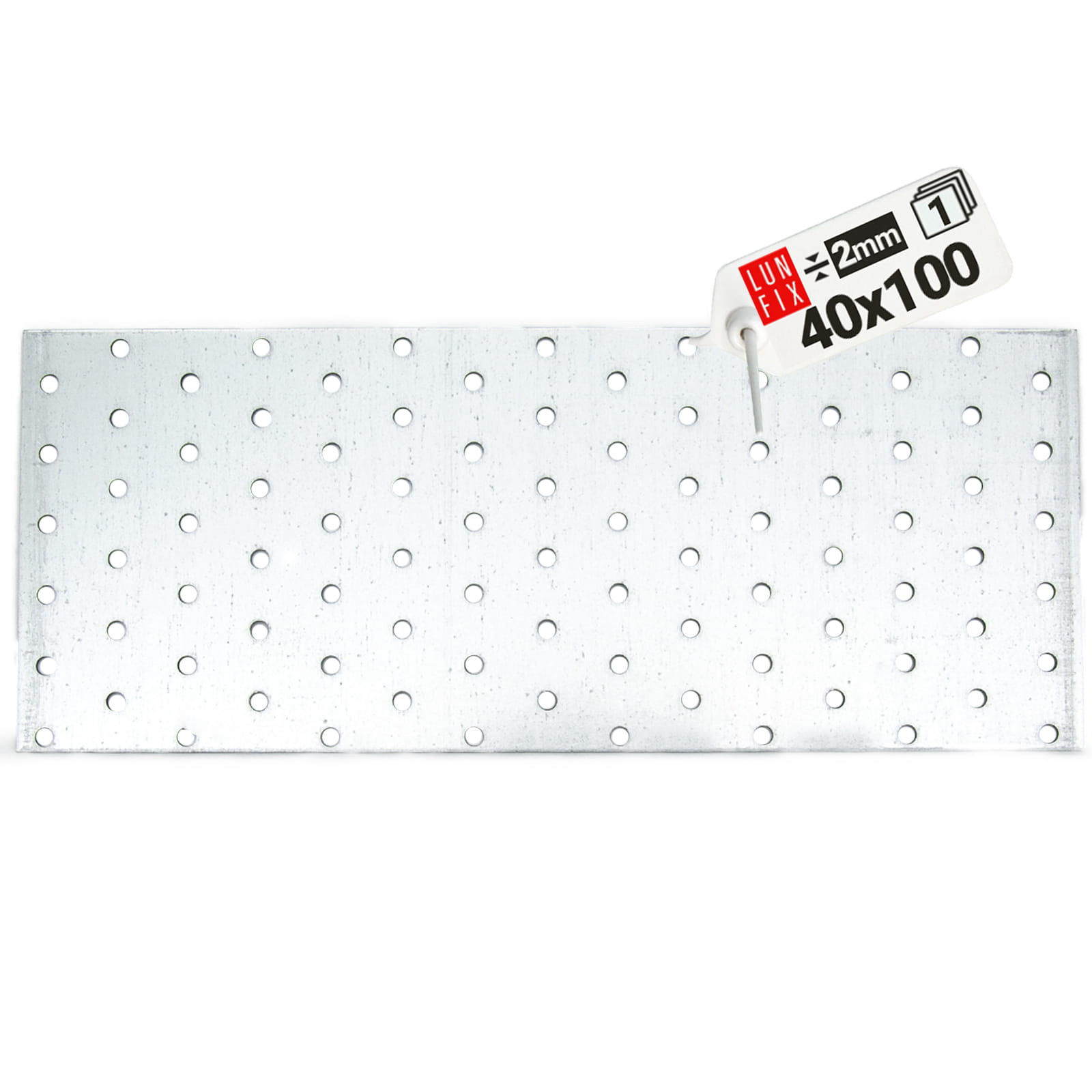 Płytka perforowana 40x100x2 mm 1szt.