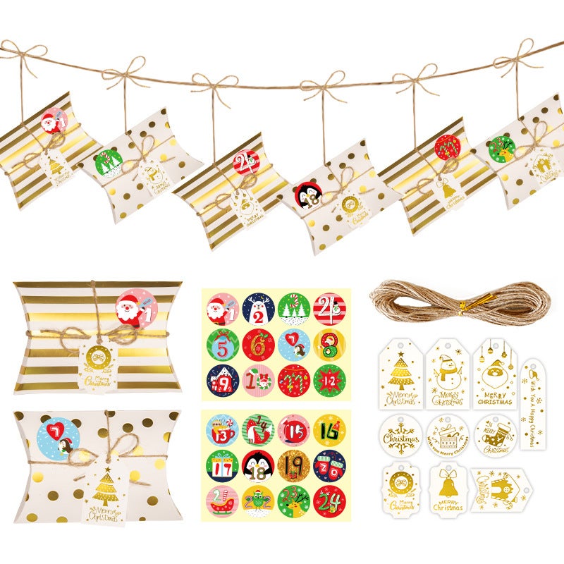 TAIXING Lot Boîtes Cadeaux Anniversaire 25x18x8.5 Cm - Boîtes Vides Avec Couvercle, Ruban Raphia Et Carte - Idéales Mariage, Noël, Saint-Valentin