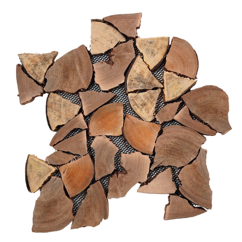 Mosa que Rondins De Bois Fendus 5 Pcs Leroy Merlin mosa-que-rondins-de-bois-fendus-5-pcs-leroy-merlin